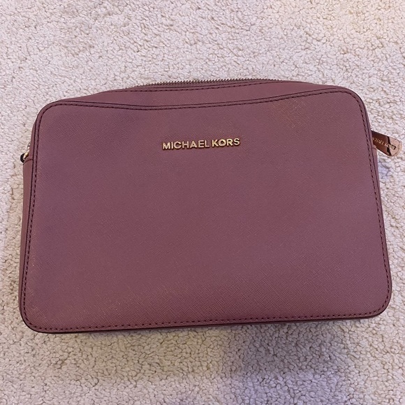 Micheal Kors Jet Set Crossbody Dusty Rose - Picture 10 of 11